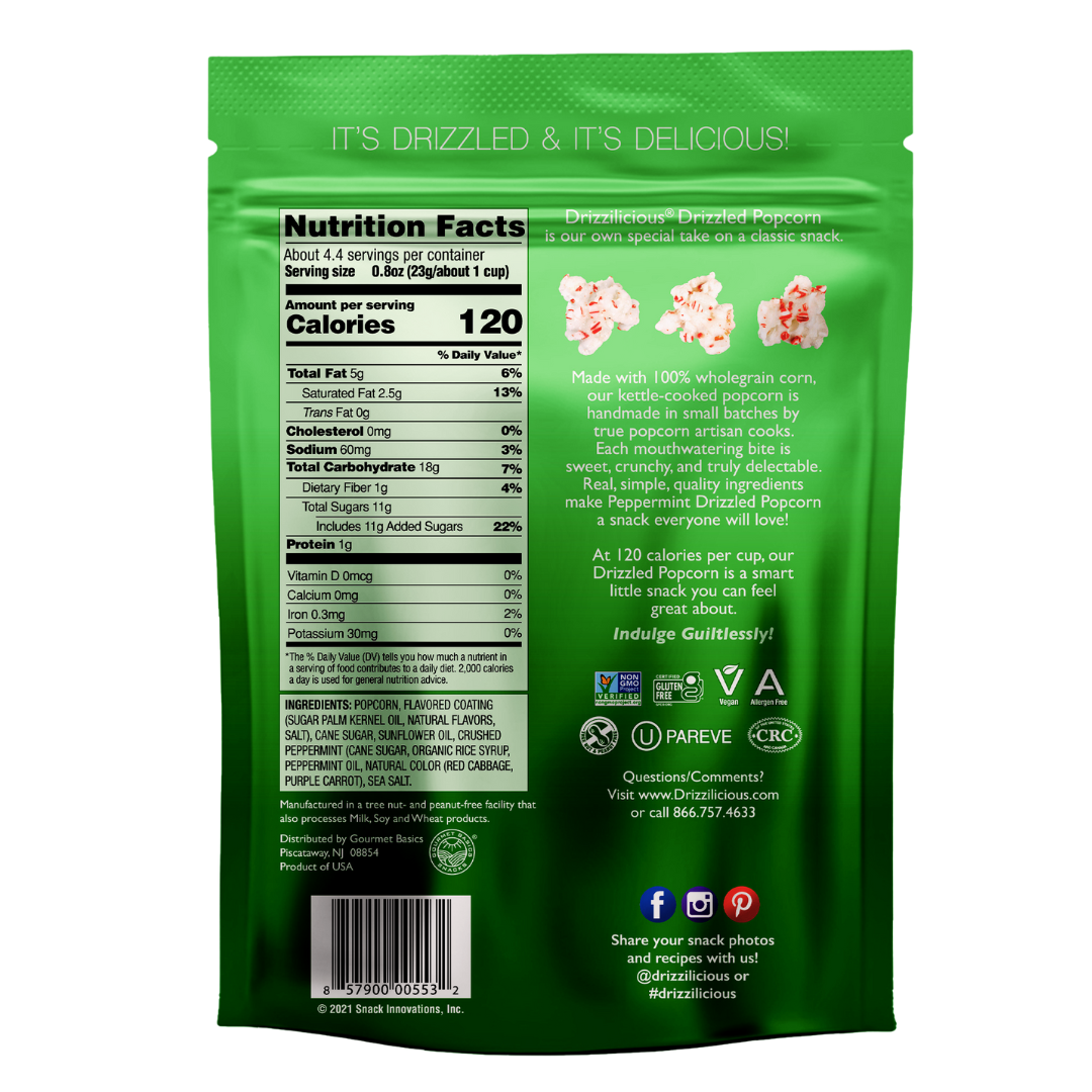 Alternative view of Peppermint Popcorn 3.6oz